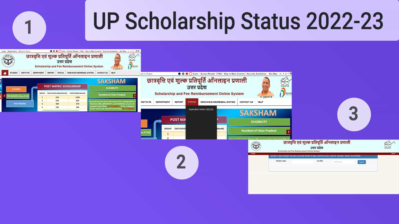 UP Scholarship Status 2022-23